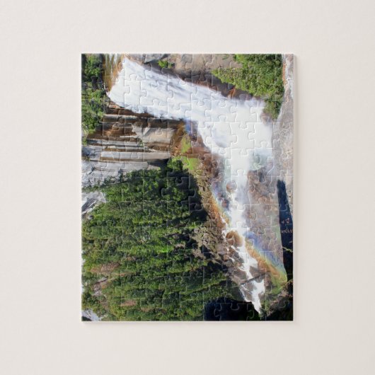 春の滝は見落とします(横) ジグソーパズル (縦)