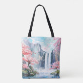 春の滝 トートバッグ (裏面)