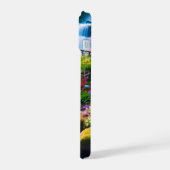 春の滝 1 iPhone 15ケース (左側面)