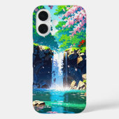 春の滝 – Anime Landscape Case-Mate iPhoneケース (裏面)