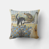 春の熱 クッション (裏面)