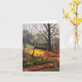 春の爆発 カード (黄色い花)