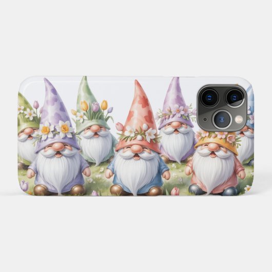 春の牧草地のノームたち Case-Mate iPhoneケース (裏面(横))