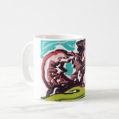 春の狼 コーヒーマグカップ (正面左)