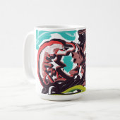 春の狼 コーヒーマグカップ (正面左)