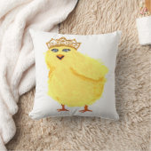 春の王冠とバンニーの枕 クッション (ブランケット)