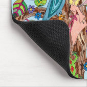 春の生命の木 マウスパッド (コーナー)