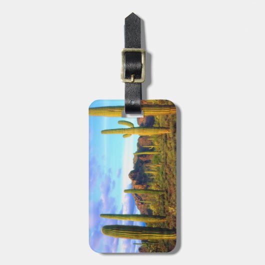 春の砂漠 ラゲッジタグ (正面縦)