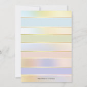 春の祝い バブルとブランチの招待状 招待状 (裏面)