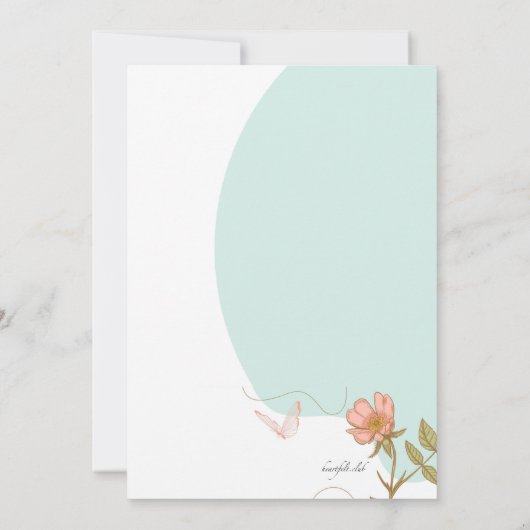 春の祭り招待状 招待状 (裏面)