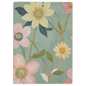 春の穏やかな目覚パーソナライズされため クリップボード (裏面)