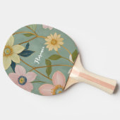 春の穏やかな目覚パーソナライズされため 卓球ラケット (横)