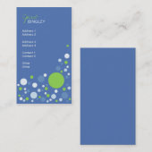 春の空のレトロの点 名刺 (正面/裏面)