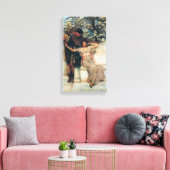 春の約束（Sir Lawrence Alma-Ta浮腫による） キャンバスプリント (インサイチュ (リビング))