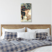 春の約束（Sir Lawrence Alma-Ta浮腫による） キャンバスプリント (インサイチュ (寝室))