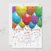 春の結婚式の招待状セット 招待状 (正面)