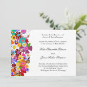 春の結婚式の招待状 招待状 (スタンド正面)