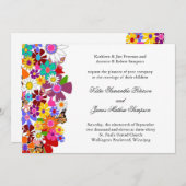 春の結婚式の招待状 招待状 (正面/裏面)