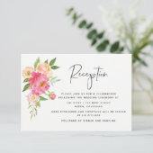 春の結婚式ウォーターカラープオーニー披露宴 招待状 (スタンド正面)