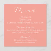 春の結婚式コーラルスクエアフローラ メニュー (正面)