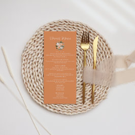 春の結婚式フローラアプリコット桃 メニュー