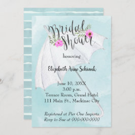 春の結婚式ブライダルシャワー招待 招待状