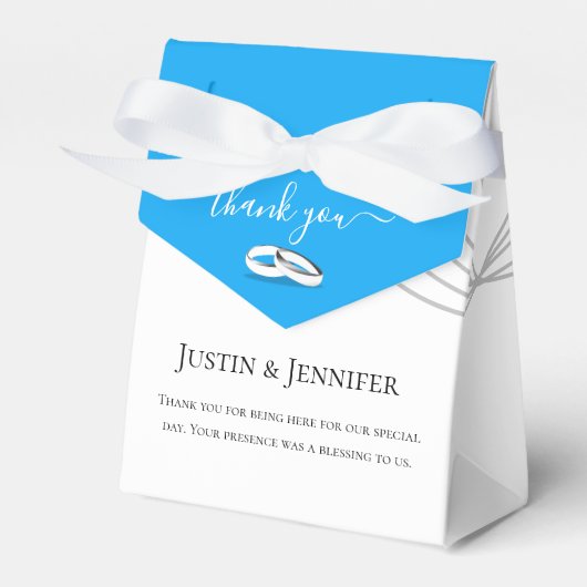 春の結婚式リハーサルディナー フェイバーボックス (正面サイド)