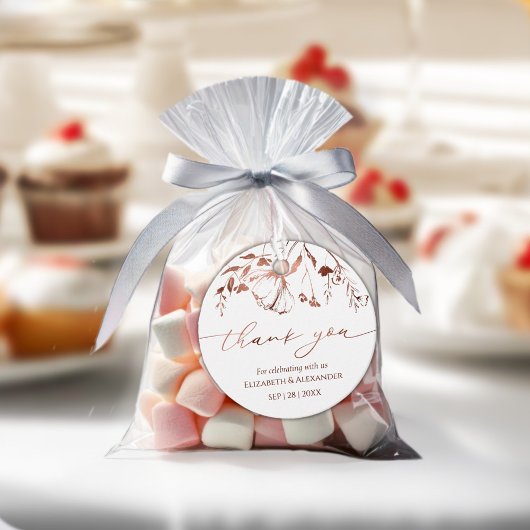 春の結婚式感謝していザシッカー野花 フェイバータグ