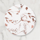 春の結婚式感謝していザシッカー野花 フェイバータグ (裏面)