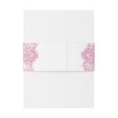 春の結婚式招待状用帯ワイルドフラワー 招待状ベリーバンド (裏面例)