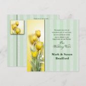 春の結婚式更新招待状 招待状 (正面/裏面)