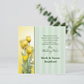 春の結婚式更新招待状 招待状 (スタンド正面)