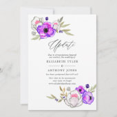 春の結婚式更新 招待状 (正面)