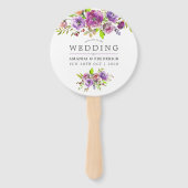 春の結婚式水カラーフローラ優先 ハンドファン (正面)