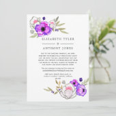 春の結婚式減らフローラの一覧 案内状 (スタンド正面)