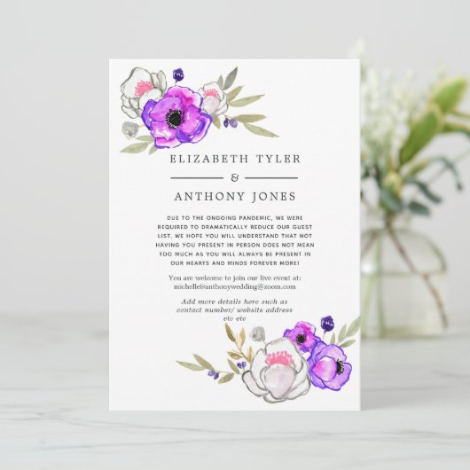 春の結婚式減らフローラの一覧 案内状 (スタンド正面)