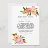 春の結婚式減らフローラの一覧 案内状 (正面)