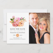 春の結婚式結婚フローラの写真 セーブザデート (正面)