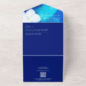 春の結婚愛着 オールインワン招待状 (外側)