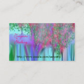 春の絵画 名刺 (裏面)