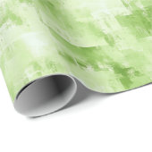 春の緑の抽象 ラッピングペーパー (ロールコーナー)