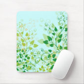 春の緑の花のmousepad マウスパッド (マウス)