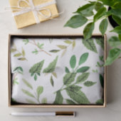 春の緑の草木のティッシュペーパー 薄葉紙 (ギフト)