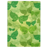 春の緑パターン クリップボード (裏面)