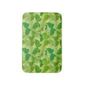 春の緑パターン バスマット (正面縦)