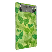 春の緑パターン ミニクリップボード (アングル)