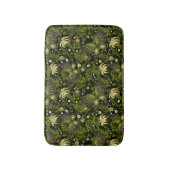春の緑金ゴールドパターン バスマット (正面縦)