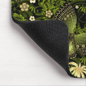 春の緑金ゴールドパターン マウスパッド (コーナー)