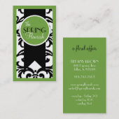 春の繁栄した名刺 名刺 (正面/裏面)