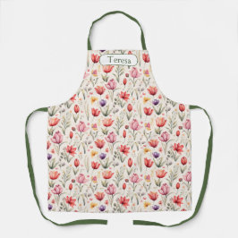 春の美しいを受け入れカスタマイズ-  エプロン